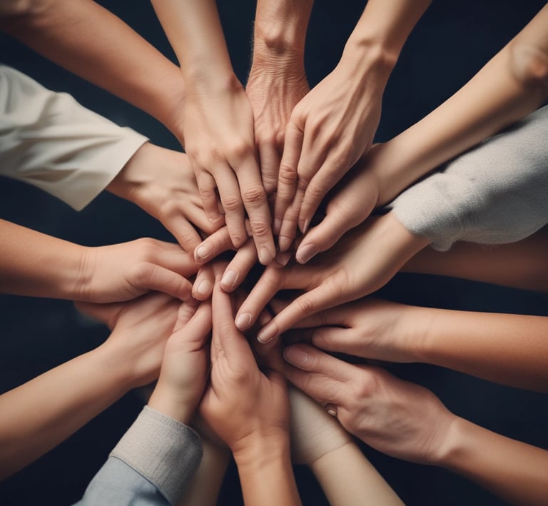 Close-up of hands typing on a laptop keyboard with cybersecurity code on the screen.