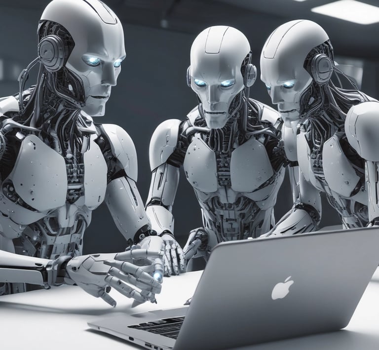 Close-up of a person interacting with a virtual assistant on a smartphone.