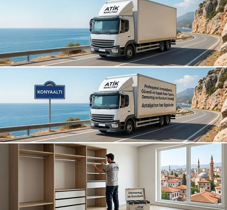 Atik Nakliyat profesyonel eşya taşıma ve dolap kurulum hizmeti.