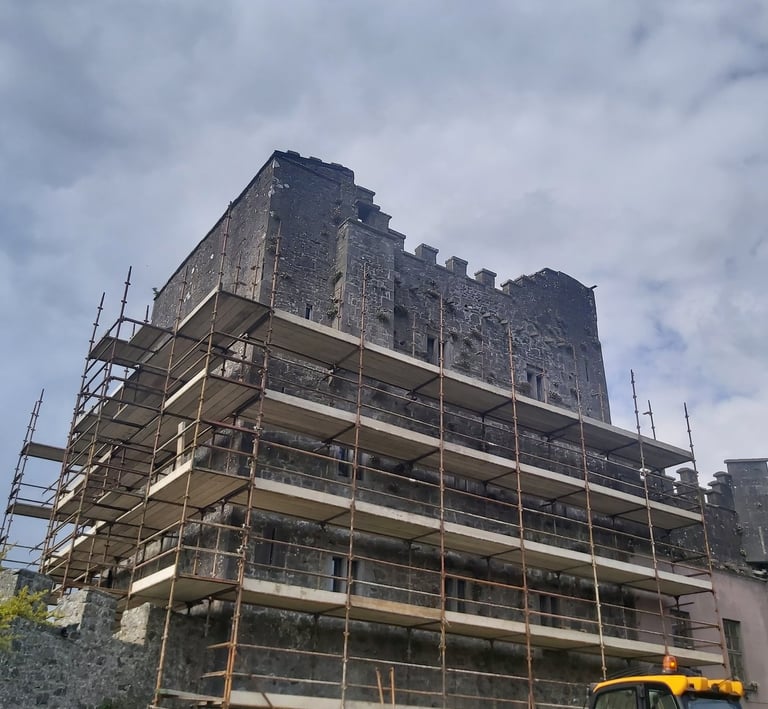 Castle Roof Survey Flat Roof Liquid Waterproofing Heritage Conservation works