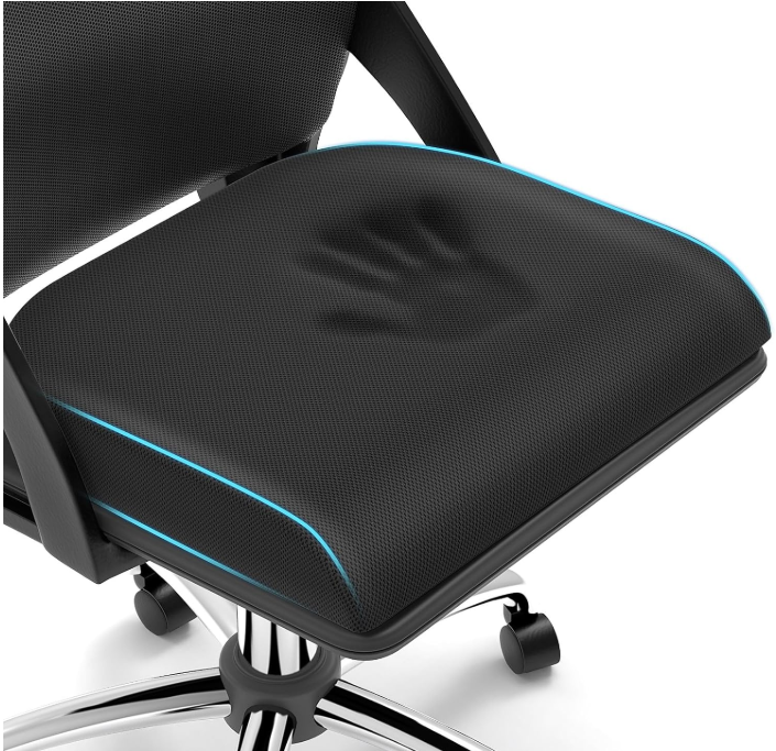 a picture of a large seat cushion with memory foam