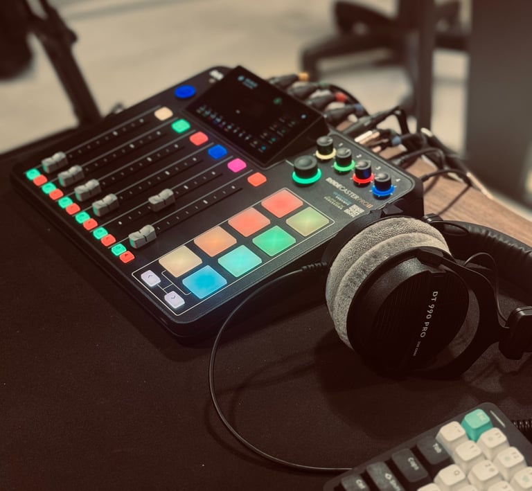 mesa de som rodecaster pro 2