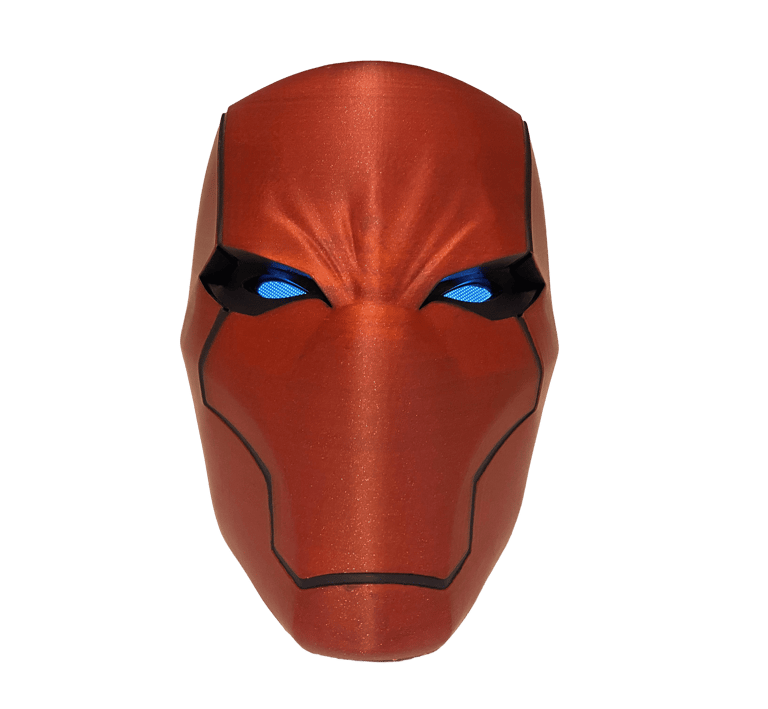 stampa 3d, red hood, batman, cosplay