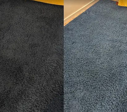 Nettoyage tapis de salon et canapé gris à domicile à Blagnac