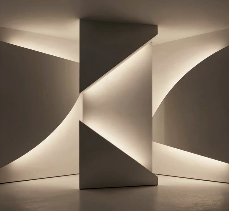 A modern electrical installation in a stylish home interior.