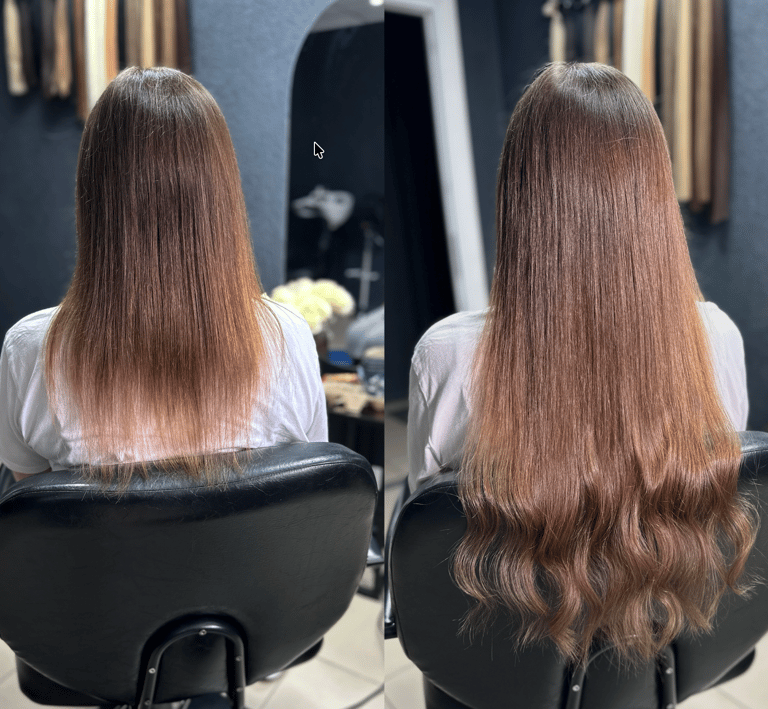 Przedłużanie włosów metodą keratynową