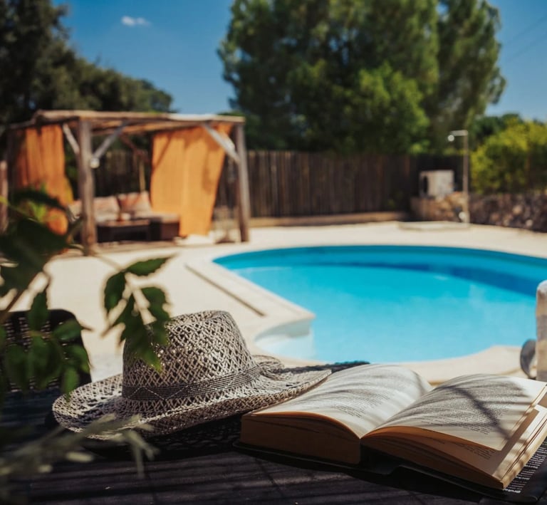 Casa rural com piscina privada e natureza envolvente em Coruche