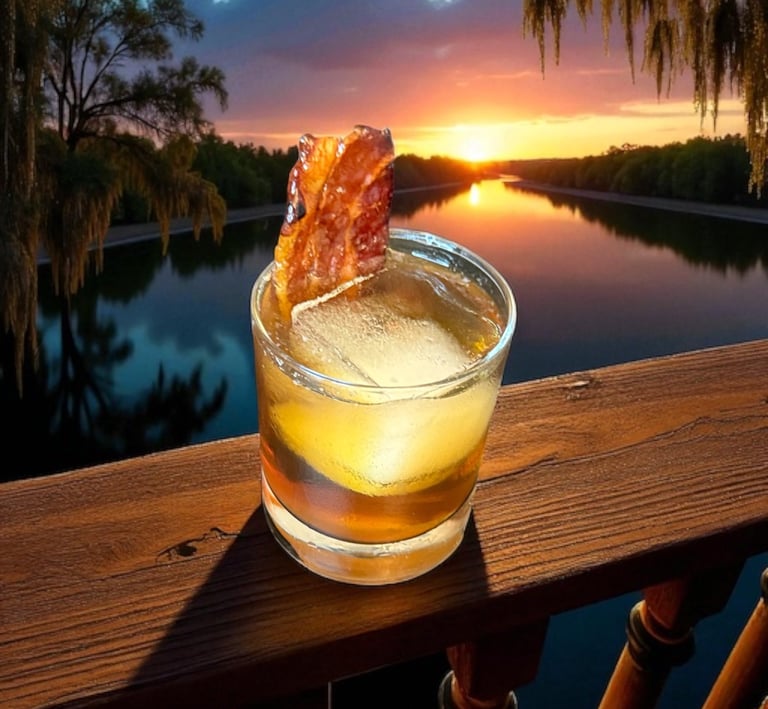 Mississippi Mesquite Old Fashioned southern cocktail by Bender Mixology