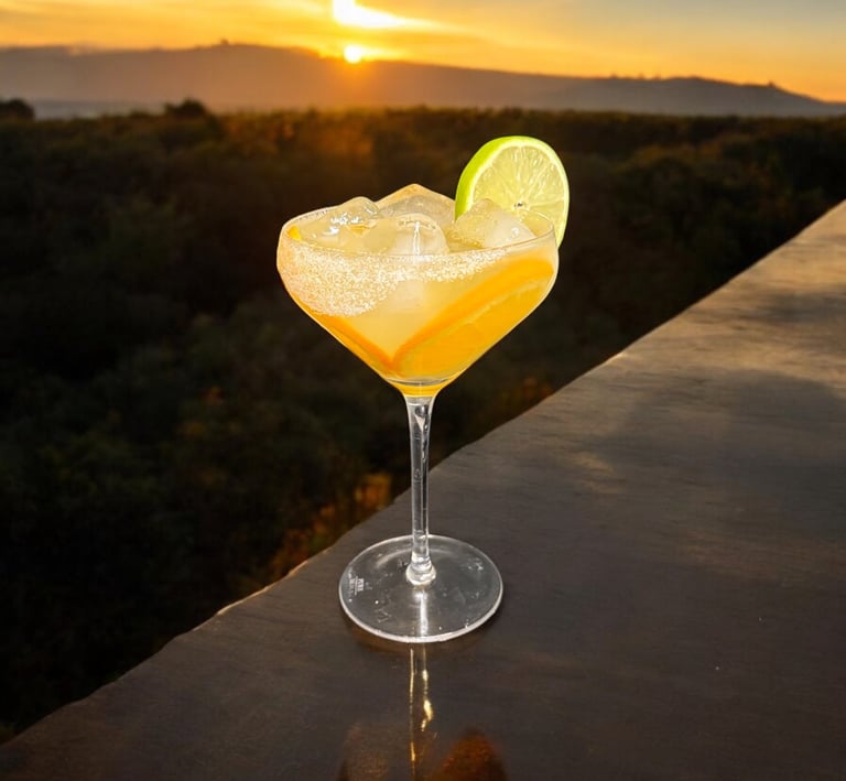 Autumn Ember Margarita Craft cocktail by Bender Mixology
