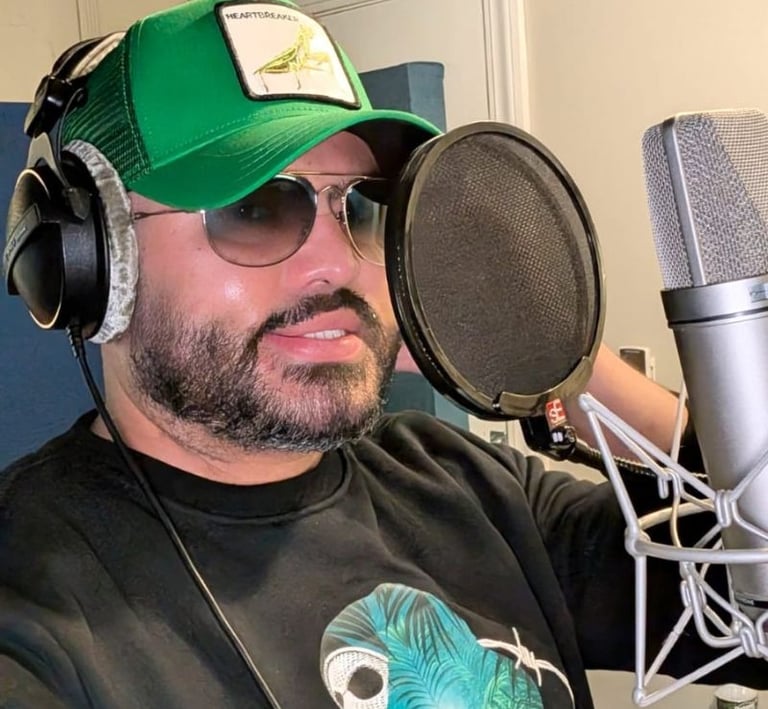 Fabricio Torres en el estudio — donde la pasión se convierte en música