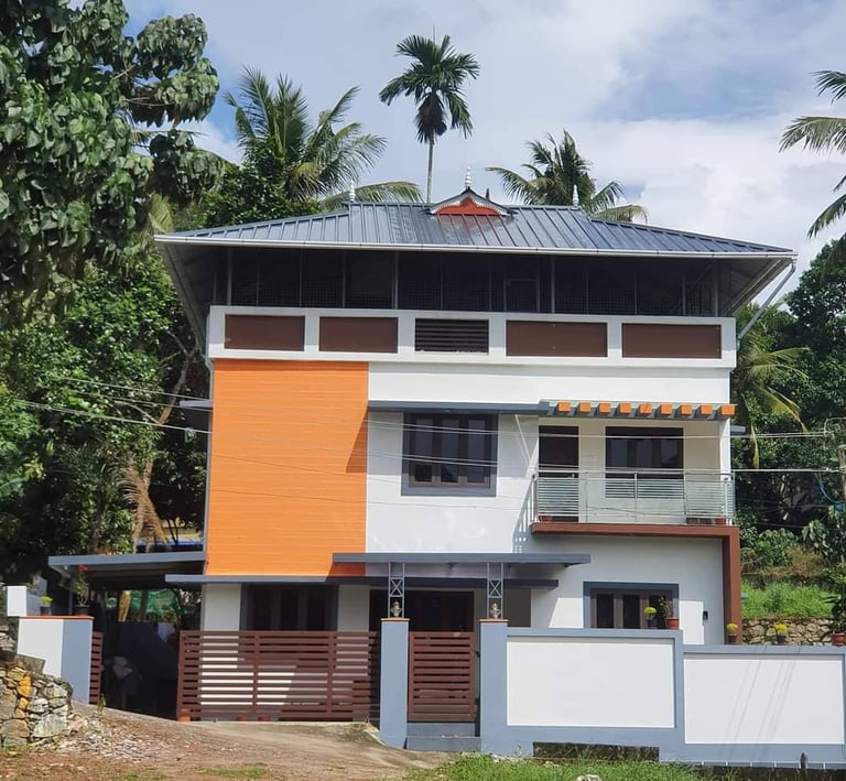 Roofing work done by RM Engineering Trivandrum