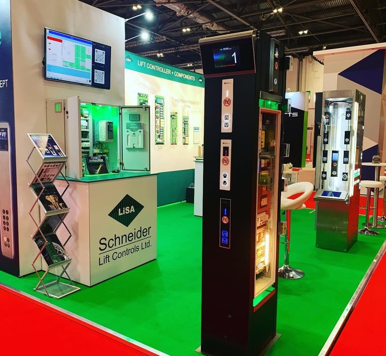 T3 Exhibition Stand with Raised flooring