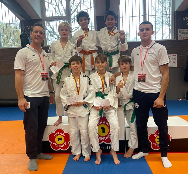 Judo Club Amstelveen succesvol bij het Groot Amsterdams kampioenschap