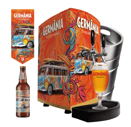 cerveja germania amber larger growler chopp barril delivery indaiatuba