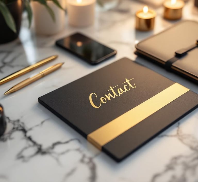 a notebook with a pen and a pen on a table