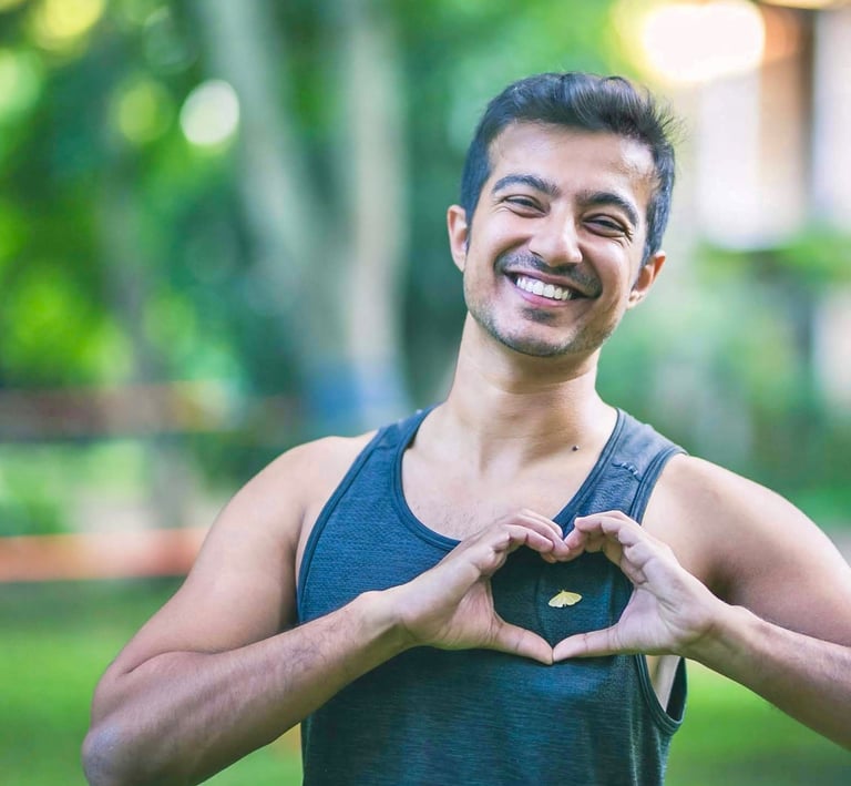 a yoga instructor welcoming you to yoga class