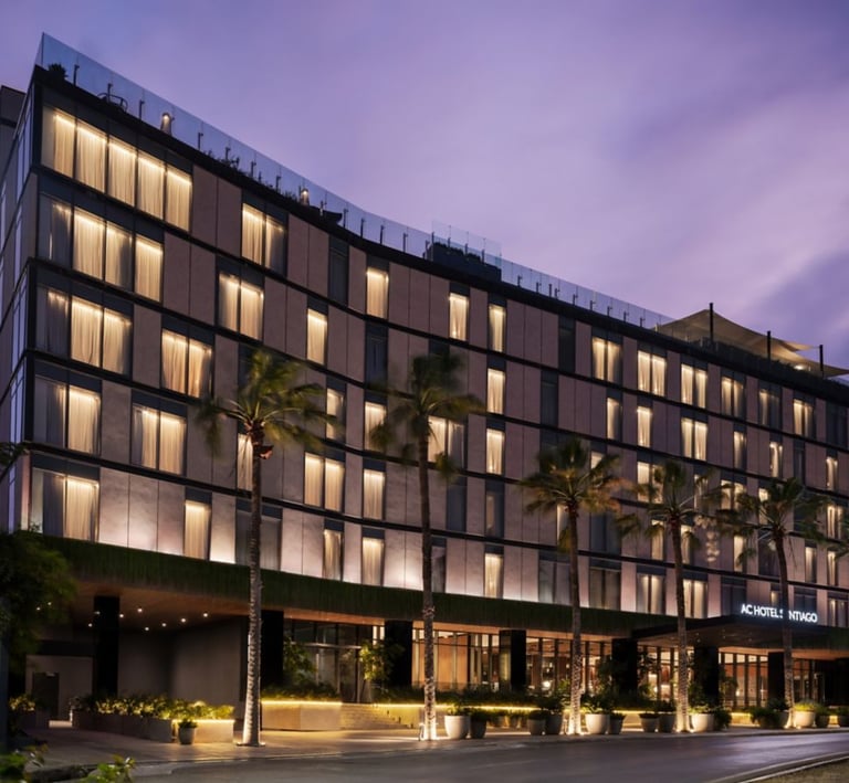 The AC Hotel Santiago de los Caballeros from outside