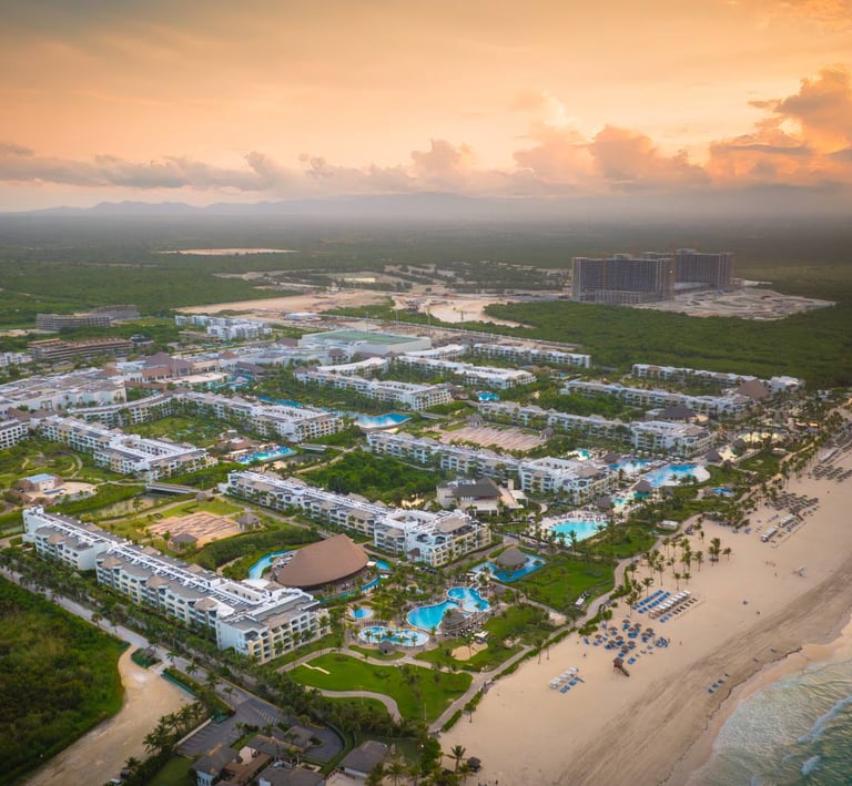 Hardrock Punta cana resort from above