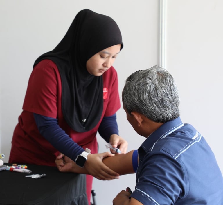 Modern medical clinic interior at Klinik Medcare with clean and professional facilities