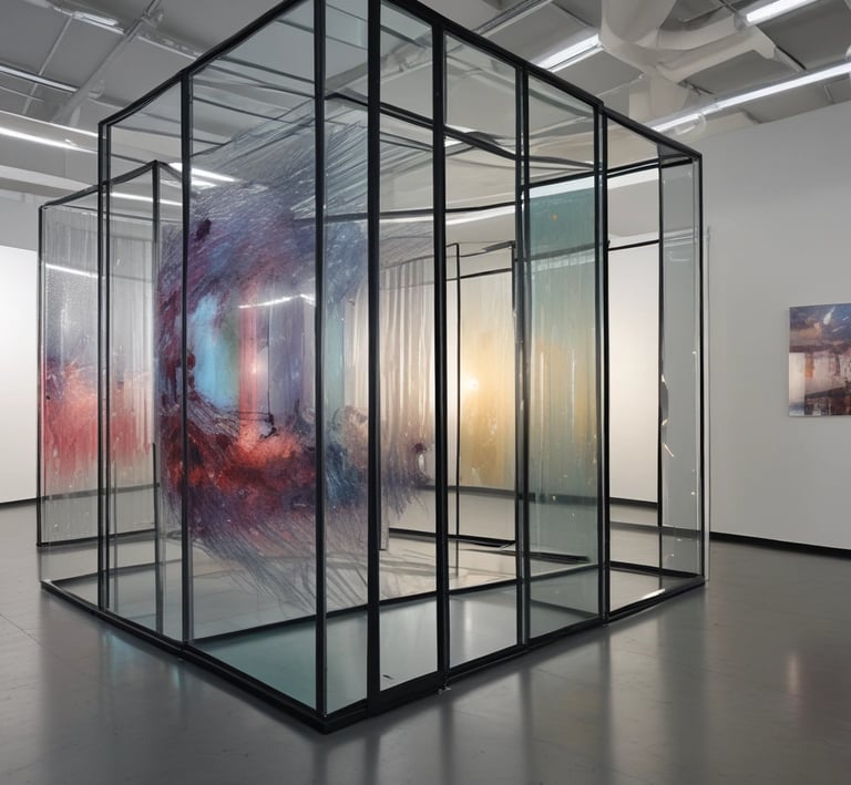 A skilled welder carefully joining metal beams in a bright workshop.