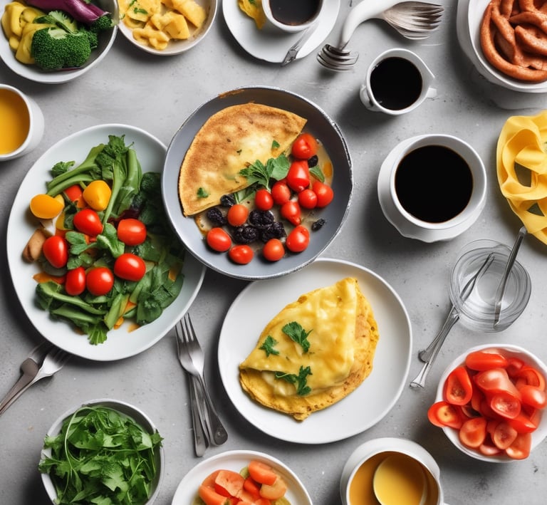 Close-up of fresh, colorful vegetables arranged on a rustic wooden table, highlighting anti-inflammatory foods.