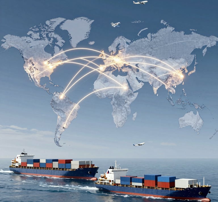 A professional handshake between two business partners in a modern office setting.