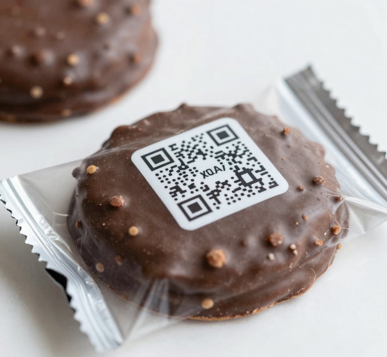 Close-up of a black and red branded device representing Trazability Animal Division tracking livestock with IoT sensors.