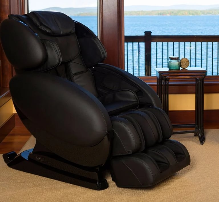Infinity IT-8500 X3 4D massage chair with spinal decompression stretch and heated lumbar support