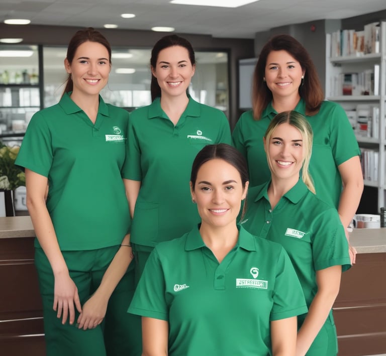 A support worker from Eden Prime Care smiling warmly against a clean white background.