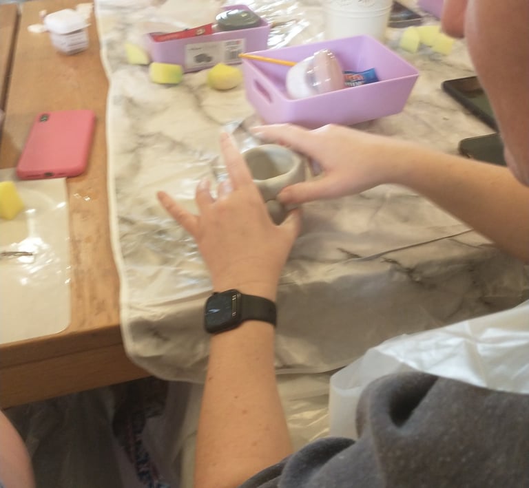 boob pot group activity