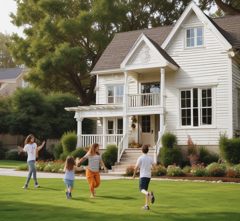 A friendly handshake between an insurance agent and a local farmer in front of a tractor.