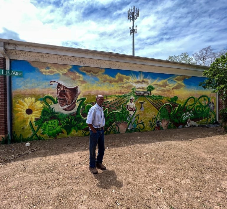 “Mr. Earle’s Garden” Mural — Greenville, SC