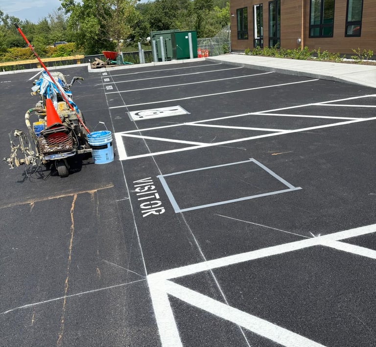 demarcação viária