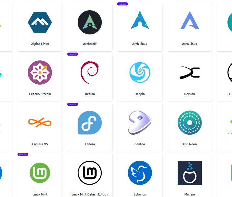 Découvrez toute sles Distros en Ligne !