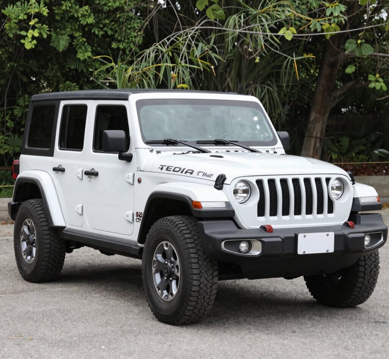 A sleek silver sedan parked by a sunny street in Golem, ready for a city drive.