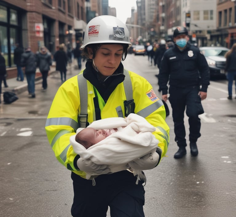A group of diverse young adults sharing a joyful moment during a community support session.