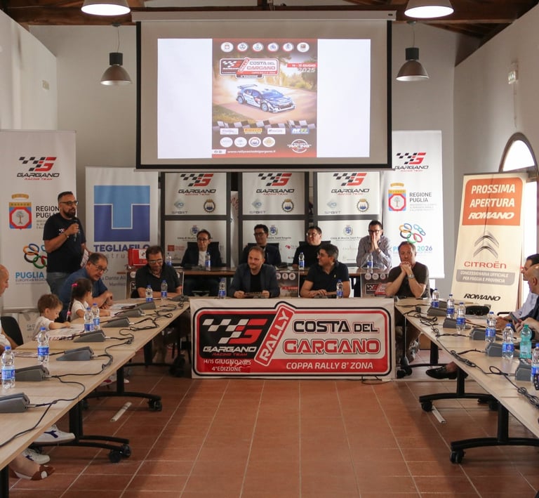 Contatti ufficiali Rally Costa del Gargano 2026 informazioni organizzazione