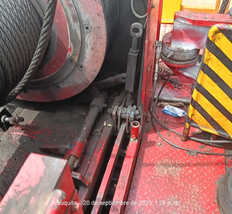 freno de emergencia automatico para taladros de perforación