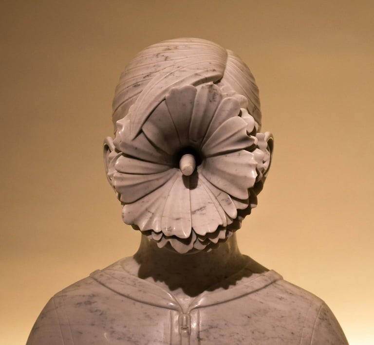 Escultura de marmol a gran escala