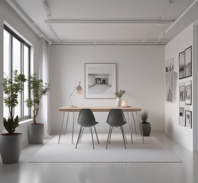 gray concrete wall inside building