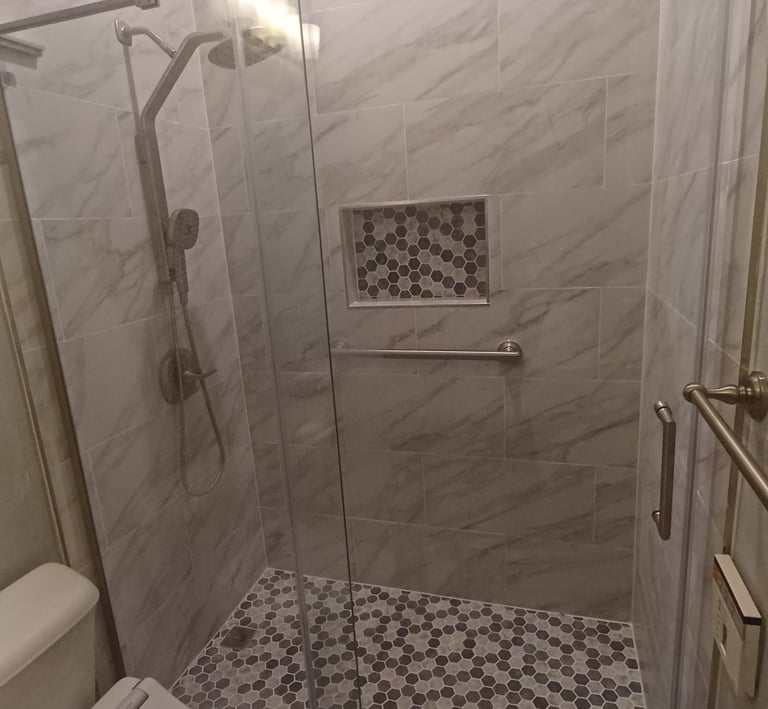 Affordable Showers specializes in bathroom remodeling, tub-to shower conversions, vinyl showers,