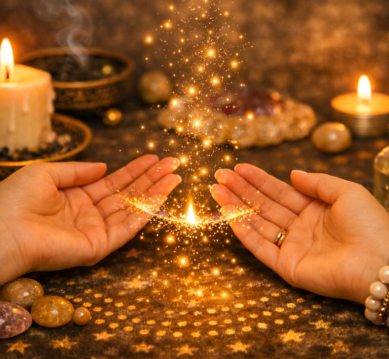 ritual energia de luz sucesso