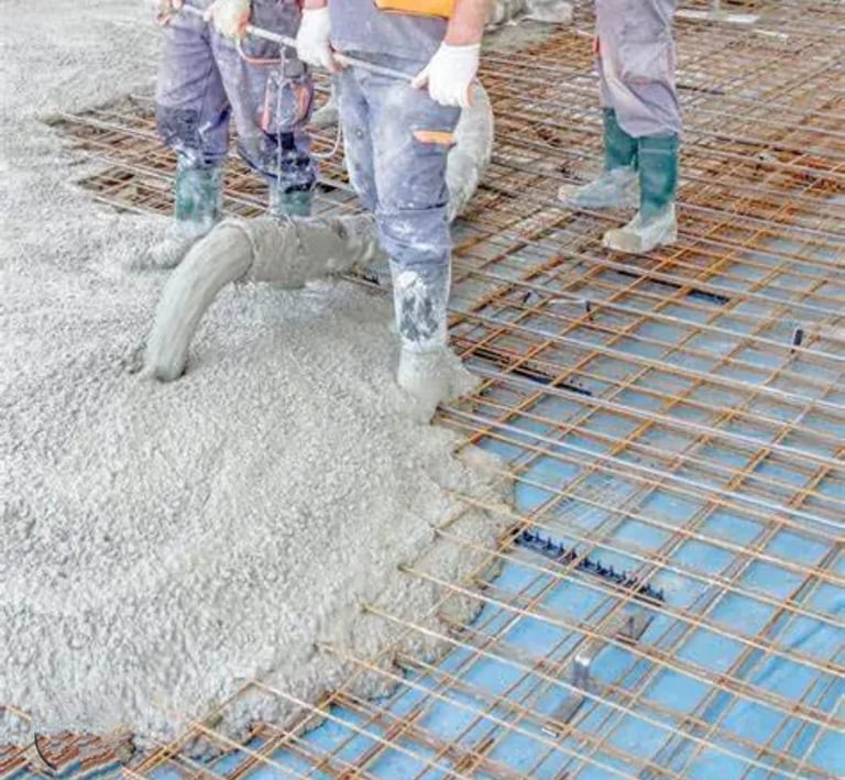 concreto para fundação