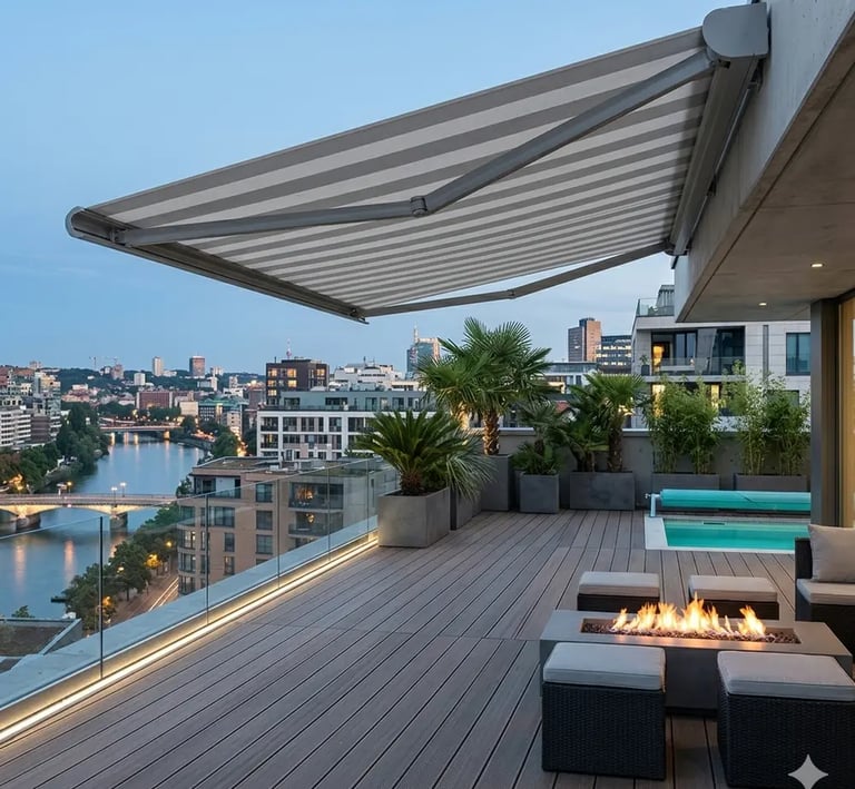 toldo de proyeccion para exterior
