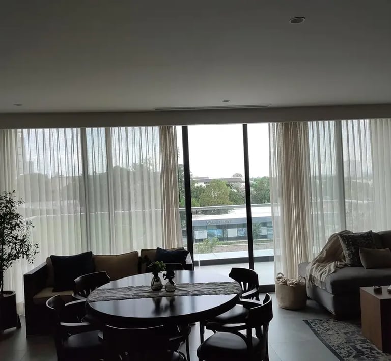 cortinas de tergal lino