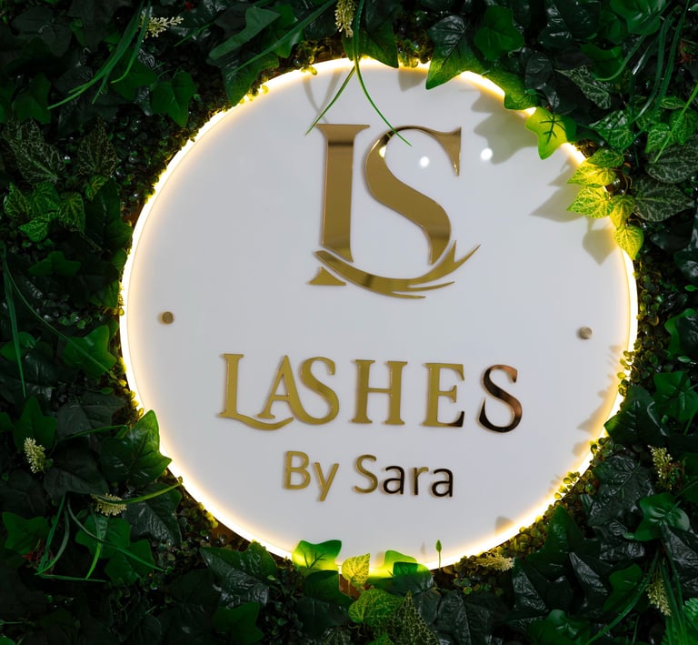 Lashes by sara logo