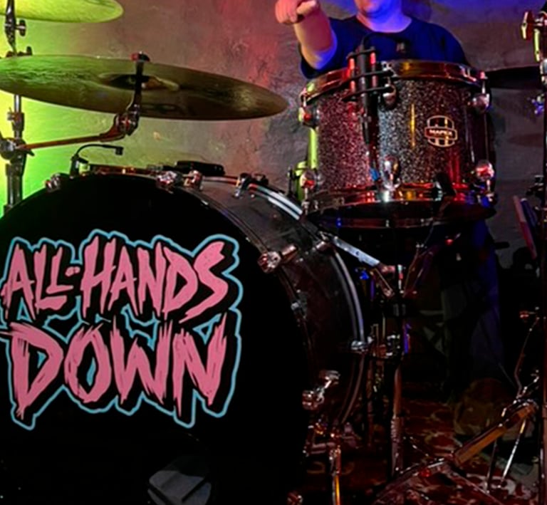 All-hands down drums