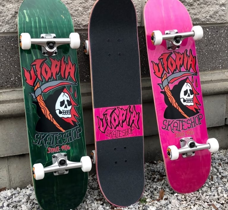 Utopia Skateshop boards
