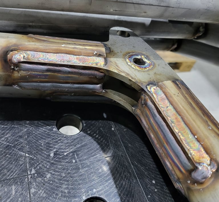 stainless steel mig/mag welding, montage