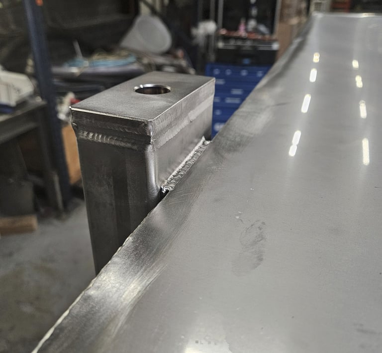 stainless steel tig welding, montage